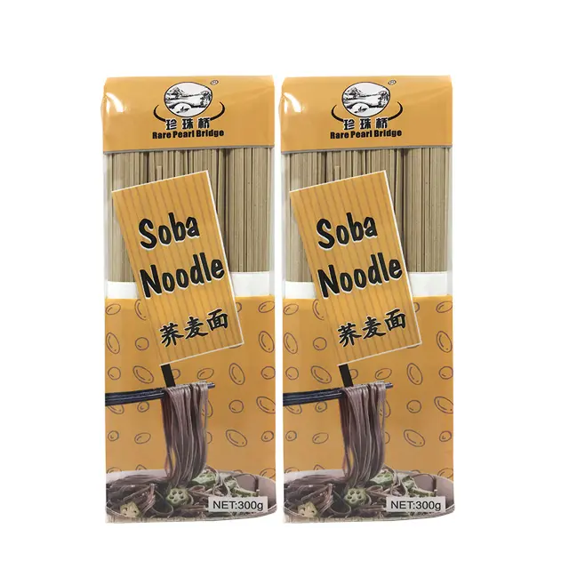 300g japanese style Healthy Fresh Buckwheat food grains soba dried noodles