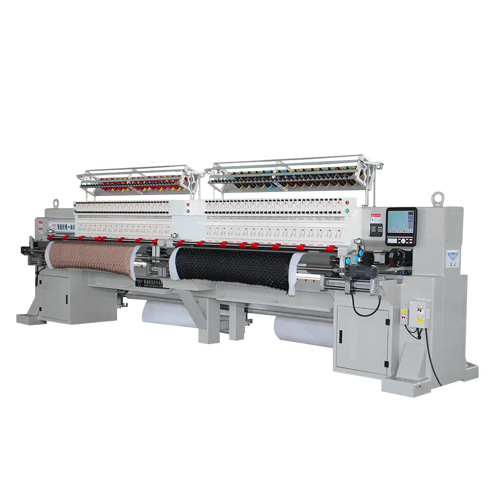 Fornitura del produttore macchina da cucire trapuntata per ricamo multitesta a 34 teste per trapunta del materasso