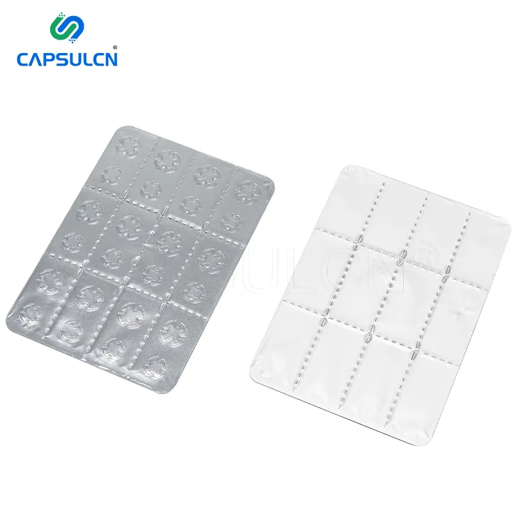 Papier D'aluminium En Plastique Blister Emballage Pilules Pour La Capsule