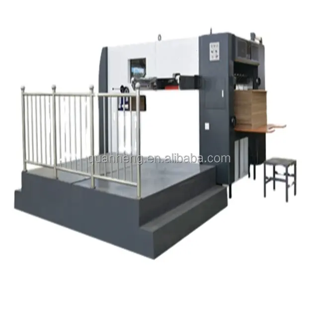 semi-Automatic card board flat Die cutting & Creasing Machine / paper box diecutter machine