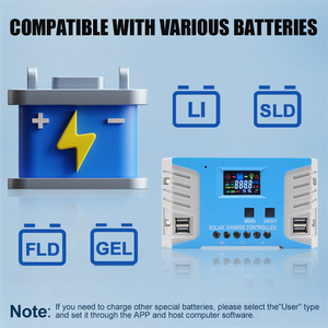 Easun Factory Solar Charger <strong>Controller</strong> <strong>PWM</strong> 10 20 Amp 30 40 50 60 Amp 12v 24v <strong>48v</strong> <strong>PWM</strong> Solar Charger <strong>Controller</strong> for Inverter - Product Image 4
