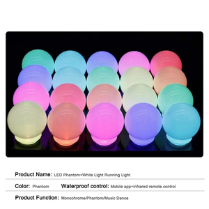 Außen lichterketten wasserdicht IP44 RGB Terrassen-LED-Leuchten Fernbedienung Multifunktions-Terrassen lichterkette - Product Image 6