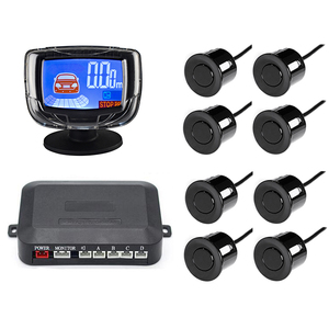 Hesida Lcd pantalla delantera y trasera 8 sensores de aparcamiento alarma de voz Sistema de Ayuda de estacionamiento de coche Sensor de punto ciego de coche de distancia - Product Image 2