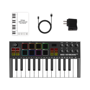 <strong>MIDI</strong> signal <strong>Controls</strong> Timbre <strong>Keyboard</strong> With 25 Key USB Professional Music Drum <strong>MIDI</strong> Pad with Battery - Product Image 3