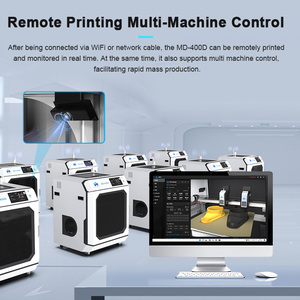 MINGDA MD-400D Настольный 3D-прототип машины большого размера Imprimante 3D для многоцветной печати на бумаге и трубках - Product Image 4