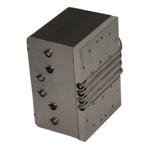 Factory Black Anodized IC PCB Amplifier Processor <strong>70</strong> W *11 H *180 L Mm China ISO 6063 Aluminum Profile Custom Design <strong>Heatsink</strong>