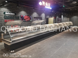 DELI hiển thị trường Hợp thịt cửa kính cửa hàng bán thịt siêu thị Showcase - Product Image 4