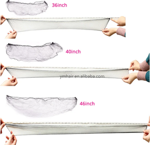 Reti per capelli elastiche invisibili, lunghe 36 "e corte 18", maglia morbida per una facile applicazione della parrucca. - Product Image 4