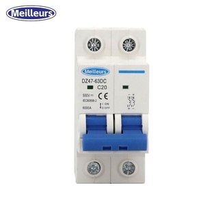 2P fotovoltaik DC mini devre kesici anahtarı 400V 6A 10A 16A 32A 40A 50A 63A CEand IEC ile hava anahtarı otomatik kısa DZ47-63 - Product Image 1