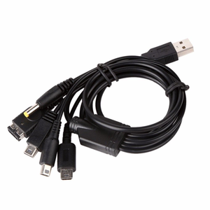 สายชาร์จ USB แบบ5 In 1คุณภาพสูง,สำหรับ Nintendo DS Lite NDS For GameBoy Advance GBA SP สาย USB สำหรับ PSP - Product Image 1