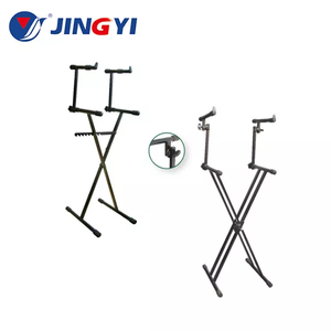 Venta al por mayor económico ajustable de hierro ordenador Piano Midi teclado soporte Universal económico ajustable hierro ordenador Piano Midi - Product Image 3