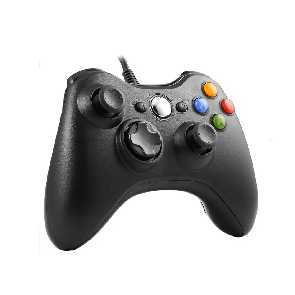 Prezzo a buon mercato USB cablato Controller di gioco per PC videogioco a doppia vibrazione Shock gioco Joystick per Xbox 360