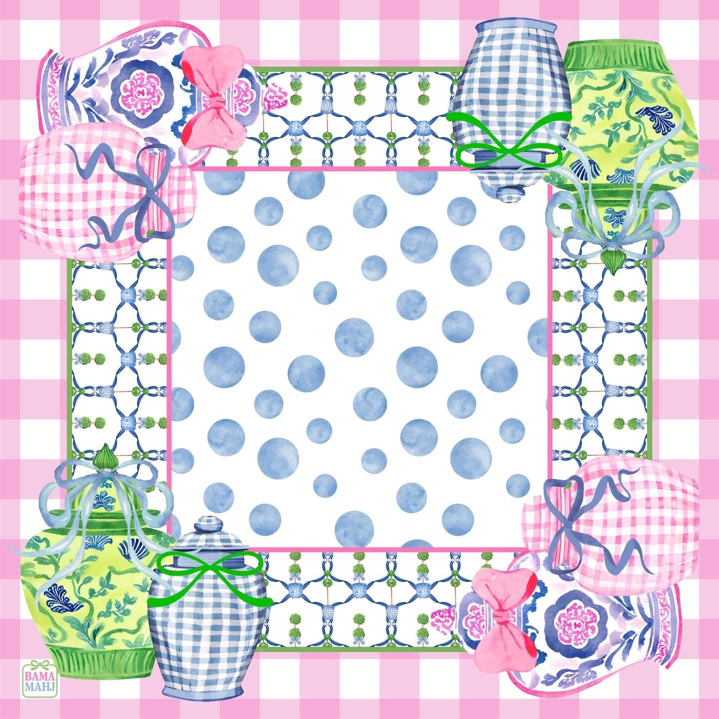 rosa y verde