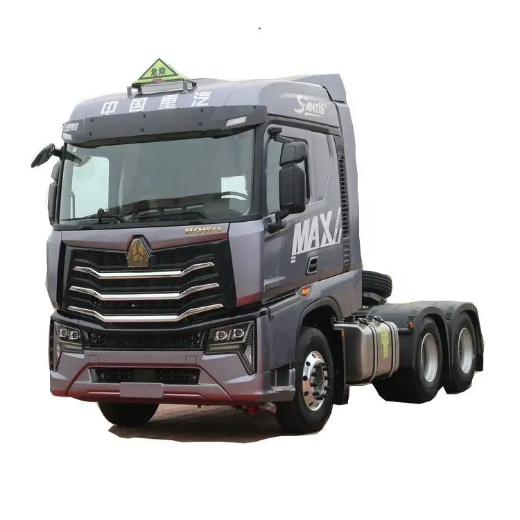 Coches nuevos usados en caliente 0 km SINOTRUCK HOWO Max camión pesado 480 HP 6x4 cabeza de camión de tracción de mercancías peligrosas