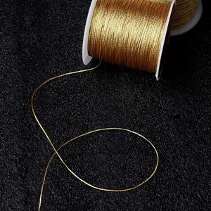 128英尺40m手链绳珠宝制作项链手链珠线黄金工艺绳金属丝绳工艺绳 (0.4毫米) - Product Image 6