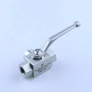 Iplik dışında 2 montaj deliği ile 3 yollu 3/4 inç yüksek basınçlı küresel vana - Product Image 4