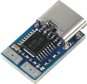 Aismartlink Tipo-C PD 12V DC Módulo de disparador de potencia de voltaje fijo 5A Módulo de entrada hembra tipo C - Product Image 1