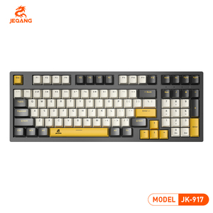 Jeqang, Teclado mecánico con cable de 97 teclas, interfaz USB, varios colores ABS para ordenador portátil para juegos de oficina, uso en árabe