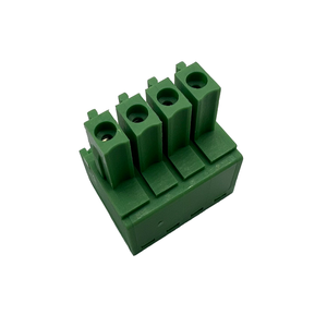 15EGDVC 3.81mm 5.08mm Pitch Pluggable 4 Pin Right Angle Vertical PlugScrew Type <strong>Terminal</strong> <strong>Blocks</strong> <strong>Plug</strong>-in Green <strong>Terminal</strong> <strong>Blocks</strong> - Product Image 3