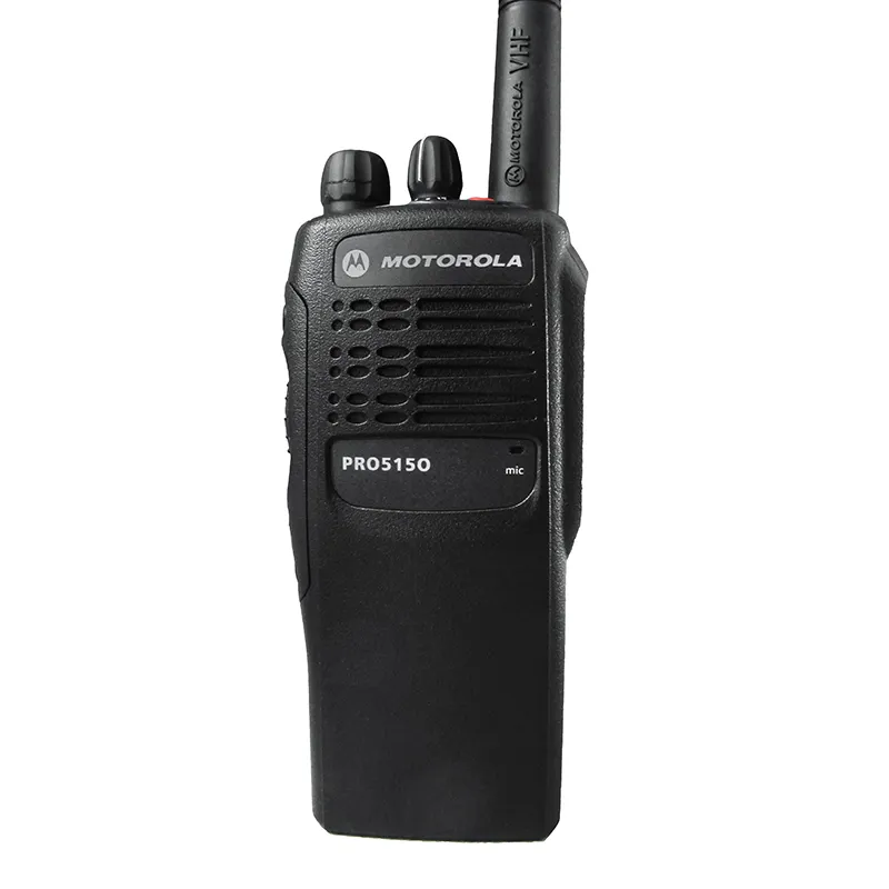 Motorola PRO5150 UHF VHF Radio de dos vías de mano Walkie Talkie profesional Radio de 2 vías Intercomunicador inalámbrico comercial Rad portátil