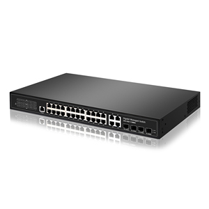 エンタープライズ24ポートマネージドネットワークスイッチL2 1000Mbpsイーサネット4コンボアップリンクスイッチ付き - Product Image 4