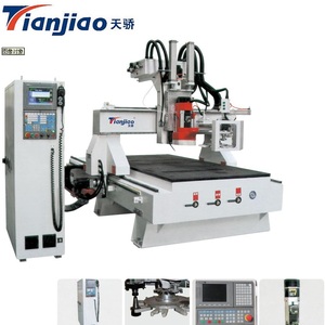 Marca Tianjiao, enrutador de madera CNC ATC de cambio automático inteligente de 16 herramientas multifunción para tallar muebles de madera Motor PLC - Product Image 2