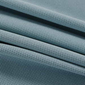 Cai vương quốc thoáng khí da thân thiện 100% chim mắt Pique vải dệt kim Polyester cotton CVC TC giả Waffle vải - Product Image 2