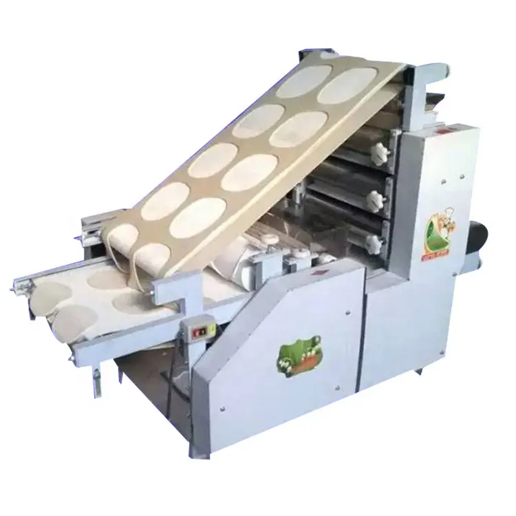 기계를 만드는 상업적인 피자 기초 tortilla 빵