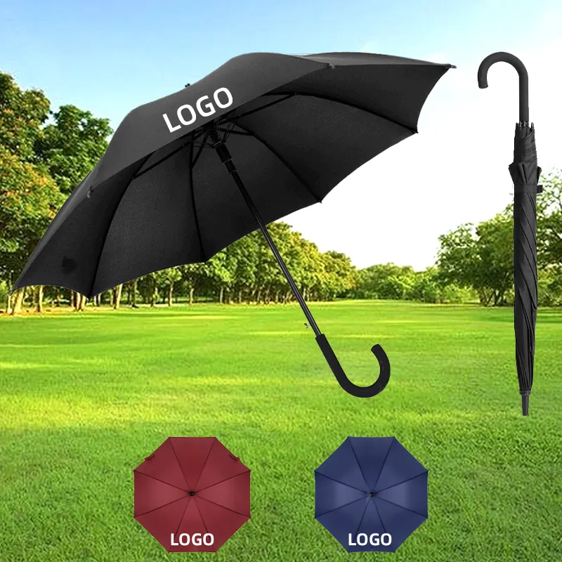 MZD infrangibile di alta qualità antivento grande ombrello EVA manico forte 190T ombrello impermeabile ombrelli da Golf personalizzati