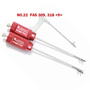 Haoshi sihirli anahtar No.22 FAS 309 318 + 9 + FAS309 çift Bit kilitleri ana kilit çekme dekoder emniyet LocksLocksmith - Product Image 2