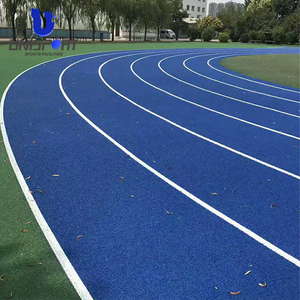 国际田联批准的室内外跑道出厂价人造草制造合成表面橡胶 - Product Image 2