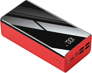 50000mAh Power Bank, 22.5W Max Quick Charge Portable Phone Battery Charger with 4 <strong>Outputs</strong> and 3 <strong>Inputs</strong> External Battery Pack - Product Image 1