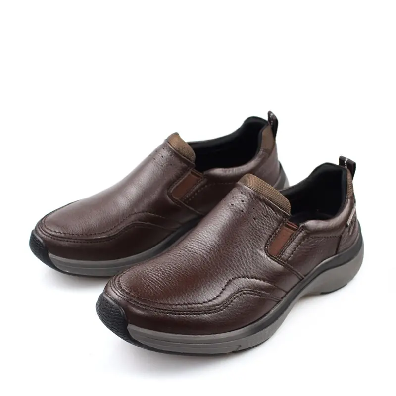 أحدث تصميم لباس غير رسمي مقاومة حذاء كاجوال الرجال أحذية من الجلد أحذية من الجلد للرجال