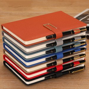 Cuaderno liso con logotipo personalizado A5, cuaderno de tapa dura de lino con impresión de diario, cuaderno con cubierta de tela - Product Image 4