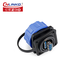 YM24 USB لوحة جبل usb ميناء للماء USB 3.0 كابلات الموصلات ل معدات صناعية - Product Image 5