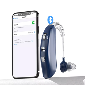 Беспроводной 8-канальный перезаряжаемый цифровой программируемый слуховой аппарат BTE Iphone Android APP Control для пожилых людей и взрослых - Product Image 5