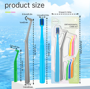7 cái cuối tuft bàn chải đánh răng vết bẩn bàn chải làm sạch khu vực khó khăn đầu nhỏ cấy ghép trở lại răng khôn - Product Image 6