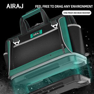 AIRAJ多次元ツールオーガナイザー厚みのあるプラスチックベースツールバッグ電気技師ツールバッグ用ヘビーデューティー - Product Image 2