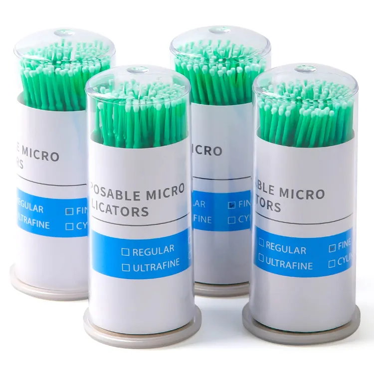 2024 Wimpernverlängerung dental Mikro-Spitzen Einweg-Mikro-Bewerberbürsten zur Reinigung