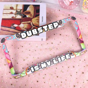 Kim loại tấm giấy phép khung tùy chỉnh logo tấm giấy phép Hợp kim kẽm xe Anime tấm giấy phép khung - Product Image 4