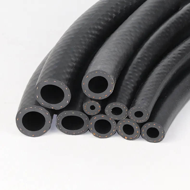 Manguera de tubo corrugado de goma de silicona EPDM PA Flexible de goma sólida negra