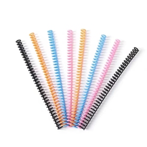 חוט ספירלה pvc שחור חוט טבעת תאומים עבור משרד להשתמש קוצים מרובים עם חומר נייר דפוס טבעת ארוז בתיבה