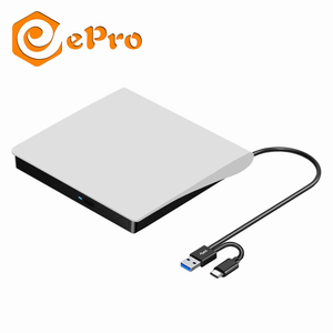 EDD08W Optical <strong>DVD</strong> <strong>Drive</strong> Type-C+USB3.0 CD-<strong>RW</strong> <strong>DVD</strong>-<strong>RW</strong> Writer Burner Reader Tray Type External <strong>DVD</strong> Player for Wins Computer - Product Image 2