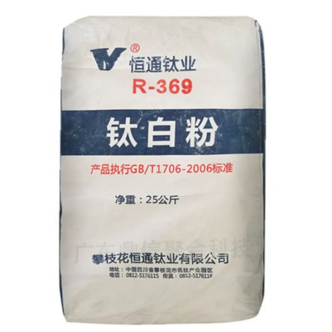 Panzhihua Hengtong Titanium Industrie R369 Titaandioxide Rutiel Tio2 Titaandioxide