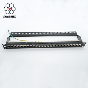 Keystone Jack Tipo de módulo Patch Panel Pass Through Inline acoplador Patch Panel