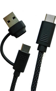 2 In1 Mobile Phone <strong>Data</strong> Cable USB A/C Male to Type C Male Fast Charging Cable USB Cable Type C