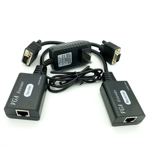 Extensor de señal VGA de 60M RJ45, Cable Ethernet, emisor, receptor, red - Product Image 4