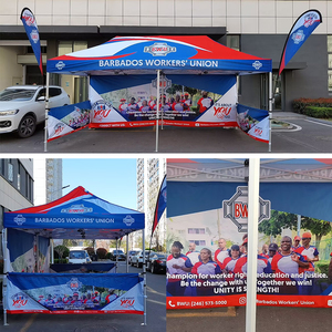 Hot Selling Unprinted Outdoor Branded 40mm Commercial Folding Big Popup <strong>Gazebo</strong> 20x10 <strong>3x6</strong> 10x20 Yellow Canopy Trade Show Tent