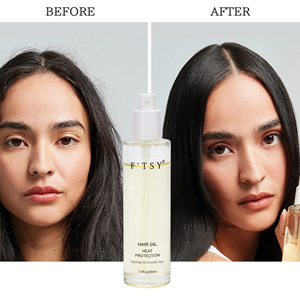 Özel etiket Vegan organik saç bakımı anti-bukle isı koruma nemlendirici onarım düzleştirme saç yağı - Product Image 4