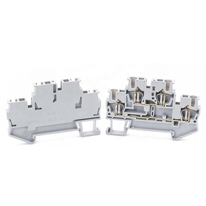 STTB 2,5 24-12AWG dos niveles de doble capa sin tornillos Cable de conexión de 0,2-2,5mm alimentación a través de en carril Din de bloque de Terminal - Product Image 2